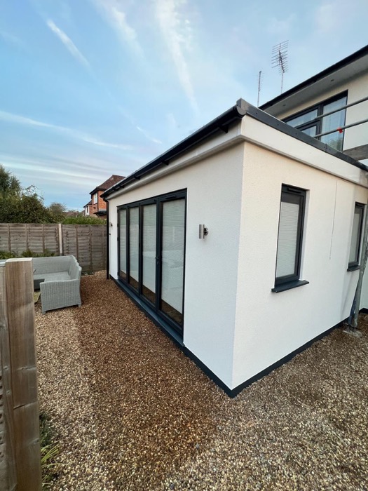 Finished external render on a property extension