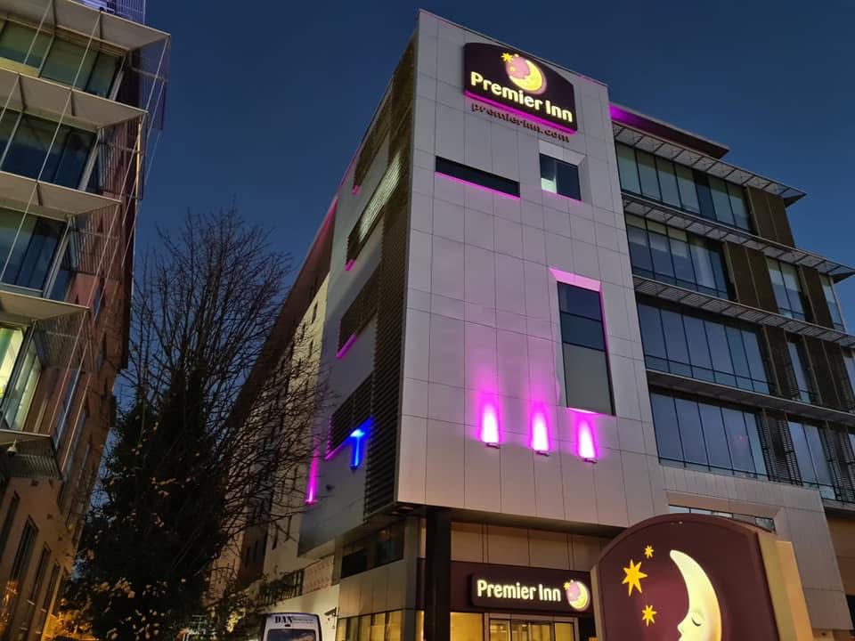 Commercial render project on a hotel building